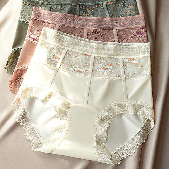 Breathable high-elastic lace panties