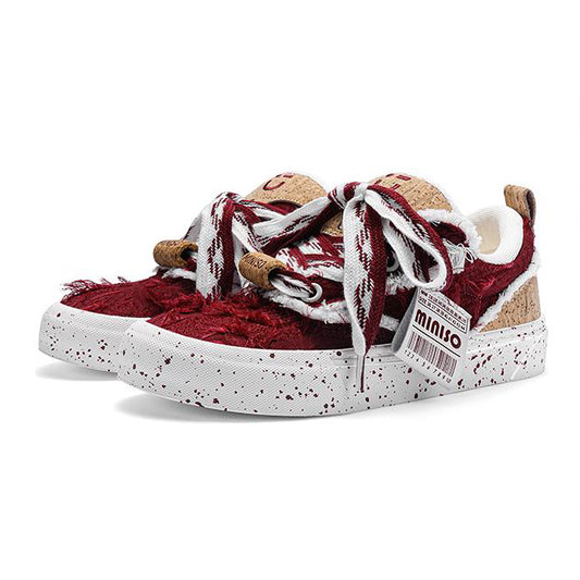 Broken Tassel Trendy Canvas Shoes