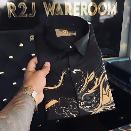 Dragon Totem Rhinestone Shirt