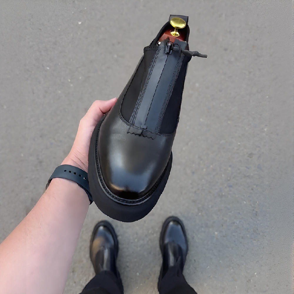 High-end slip-on simple casual shoes